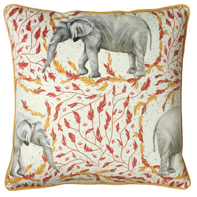 Floral Square Throw Cushion