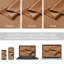 100% Polyester Blackout Pencil Pleat Room Darkening 230 GSM Curtains (Set of 2)-1406793521-1406793534
