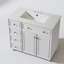 Meuble-lavabo simple 36 po avec lavabo en céramique