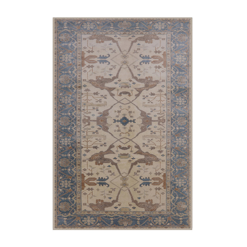 Oriental Indoor Rug, Rectangle 5' x 8'