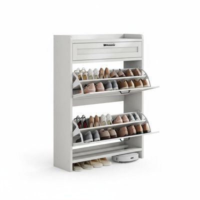 30 Pair Shoe Storage Cabinet