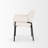 Gloriette 19.62'' H Upholstered Metal Armchair-61600910