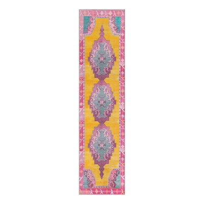 Tapis traditionnel jaune opie
