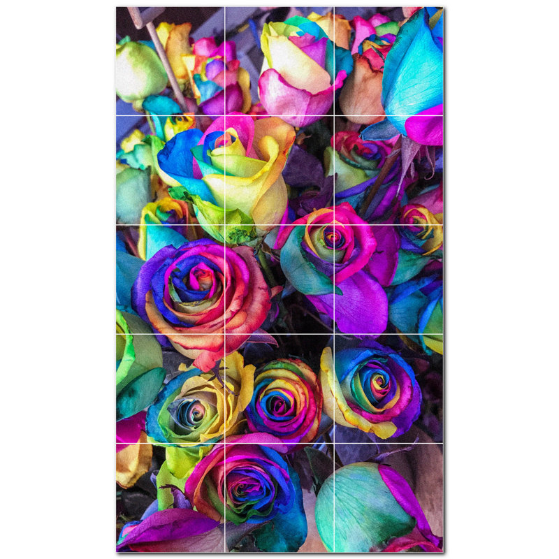Fleurs photo 12 x 12