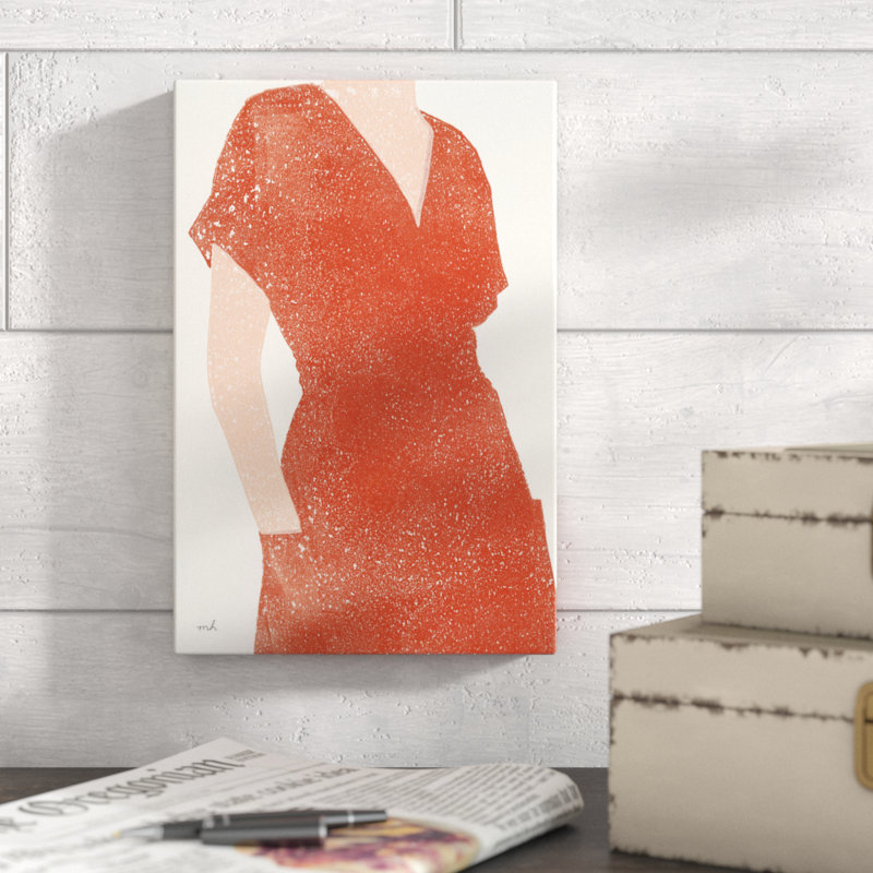 «All Dressed Up I» par Moira Hershey, reproduction sur toile tendue, H 12 po x l 8 po