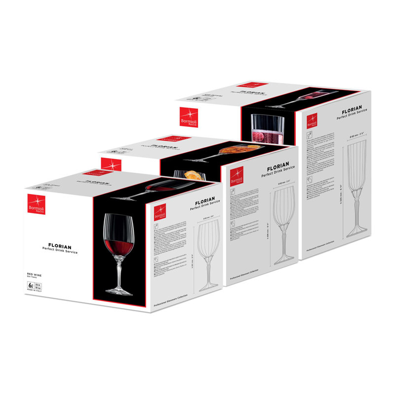 Florian Stemware - Clear