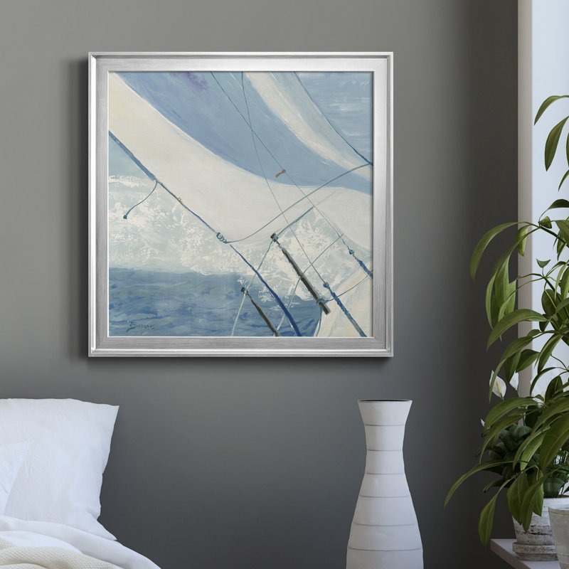 Bow Bow - Reproduction d'art sur toile encadrée, H 17,5 po x l 17,5 po x P 1,5 po, Cadre en érable