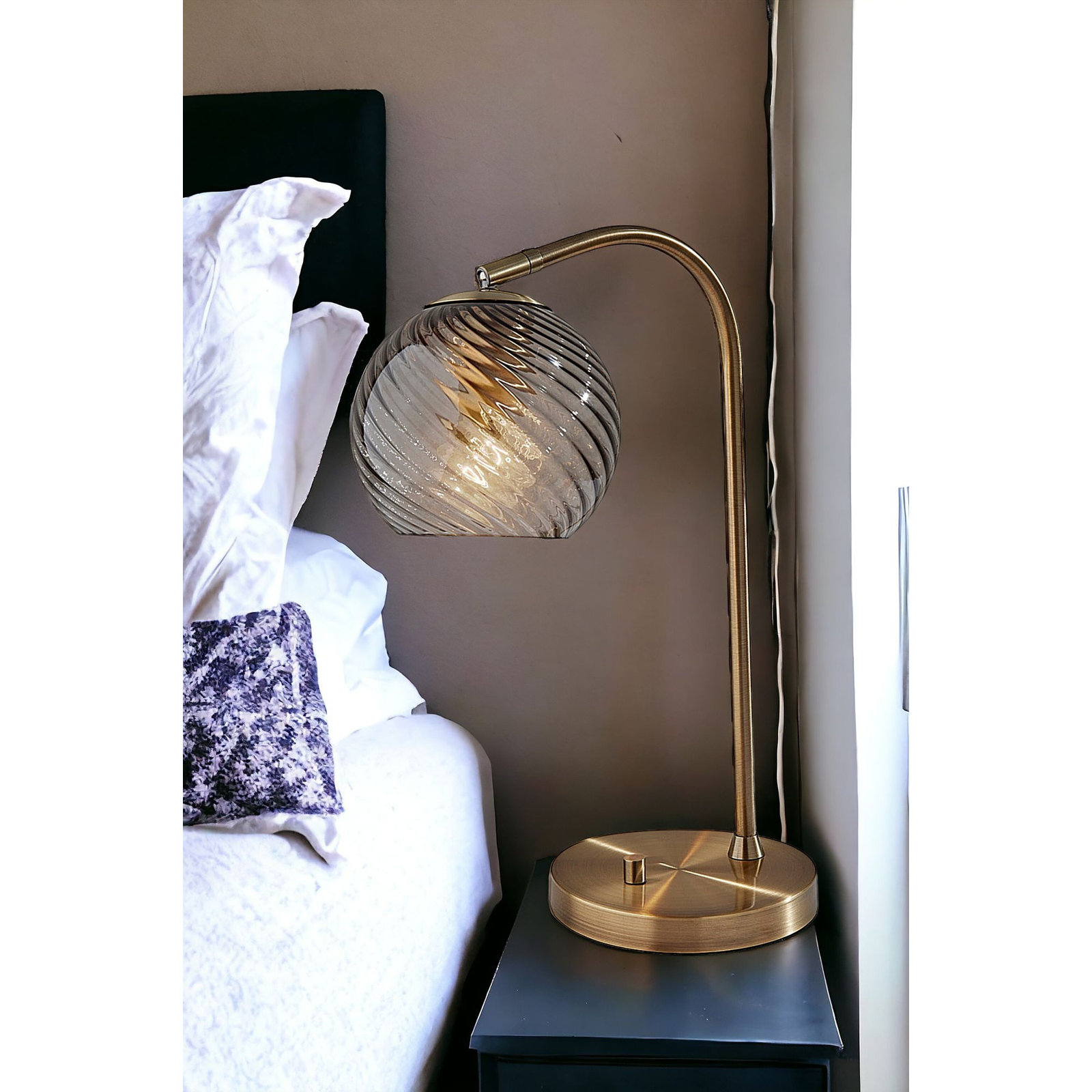 Delos Metal Arched Lamp