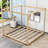 Plyler King Wood Canopy Platform Bed-1647991490