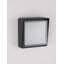 Black Integrated LED Outdoor Flush Mount