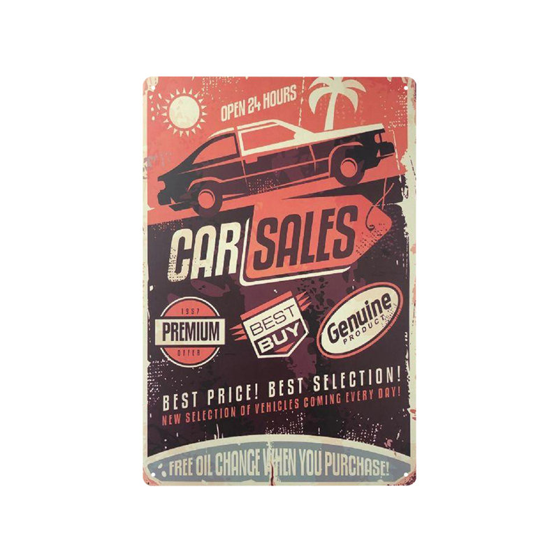 Transportation Wall Decor on Metal