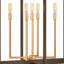 Lustre rectangulaire à 5 lumières de style bougie Anders