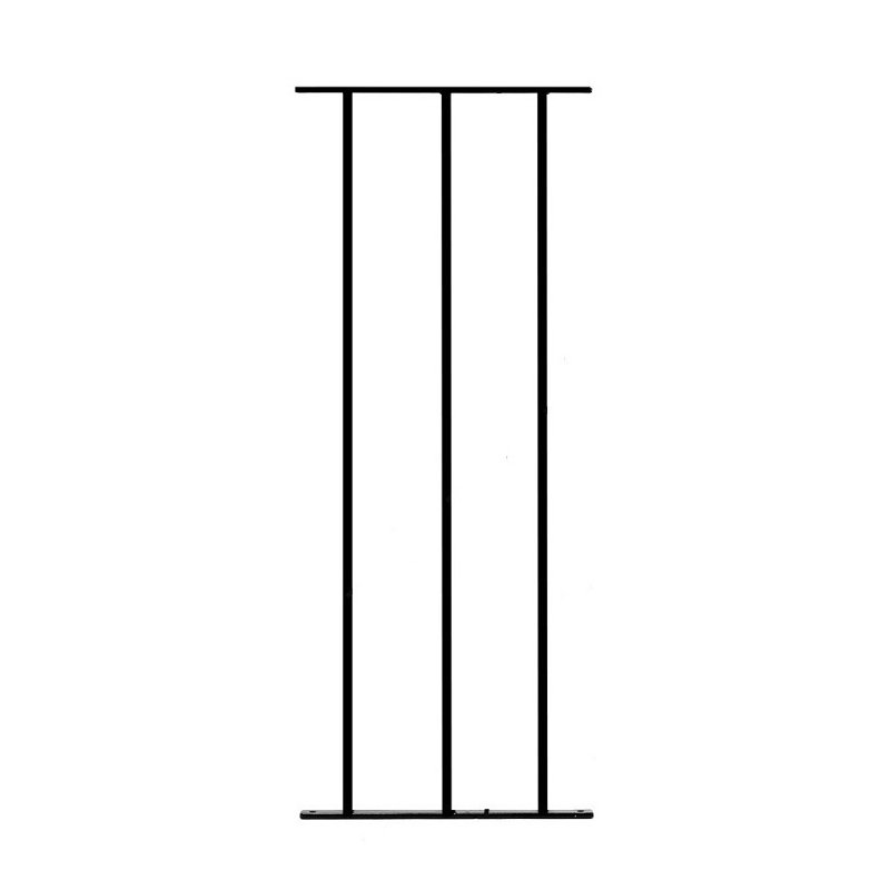 Aidan Metal Decking Fence Panel 77cm H x 28cm W