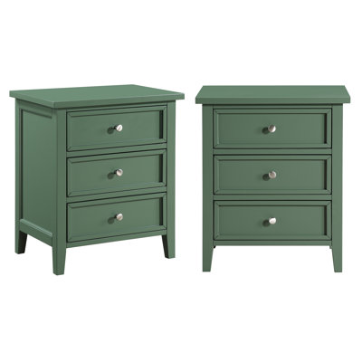 Ainis 3-drawer Nightstand - Set of 2