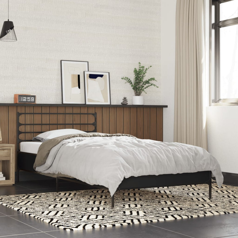 Achillefs Bed, Small Single (2'6), Black
