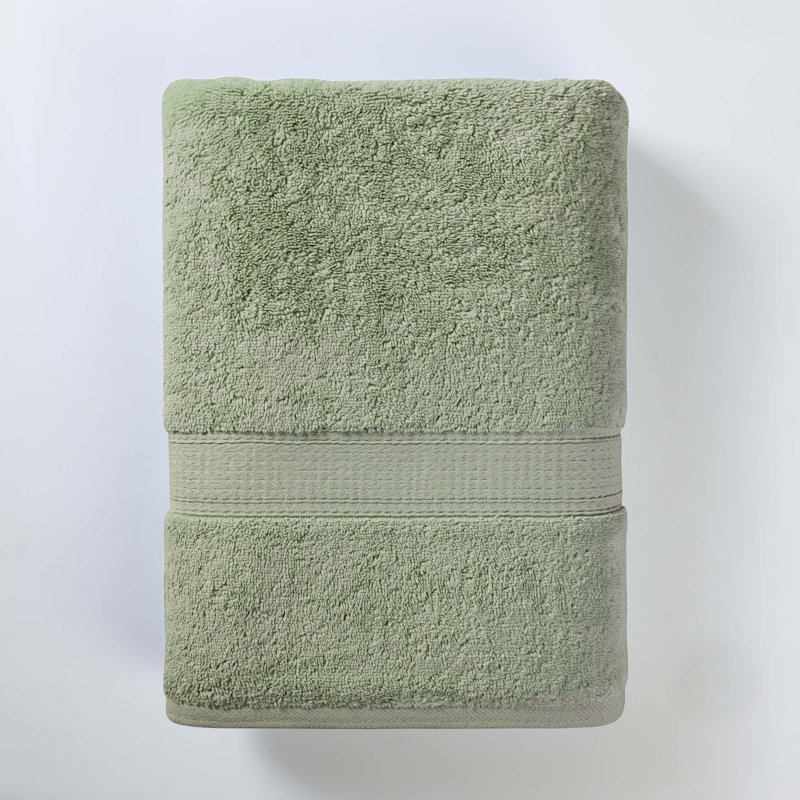Serviette de bain en coton Payten Classic, Sauge