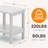 Wolak Double-Tier Patio Table Side Table-1505018702
