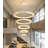 Modern 5-rings Crystal Led Chandelier-79097871