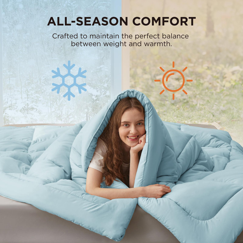 Bedsure Comforter Duvet Insert - Quilted Comforters, Oversized King