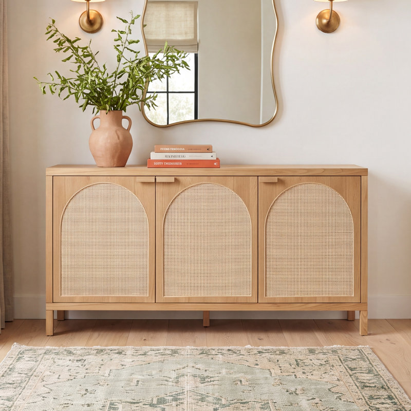 Roma 69'' Solid Wood Sideboard