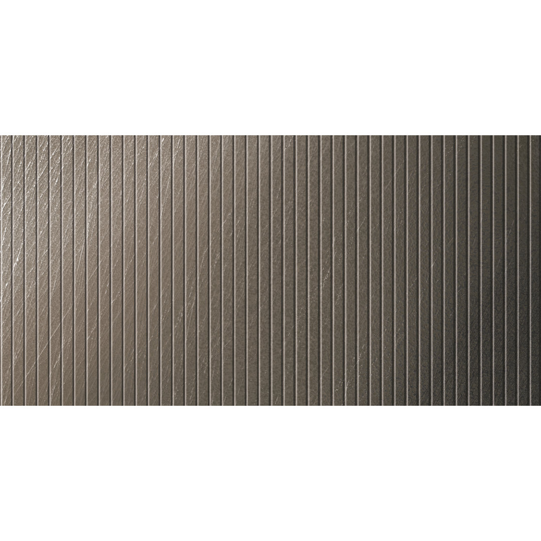 24" x 47" Porcelain Metal Look Wall & Floor Tile Mirrella 