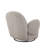 35" W Upholstered Armchair 360° Swivel Barrel Chair-1225659940