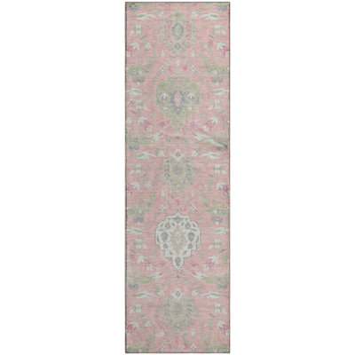 Premium Machine Washable Guada AMF1026 Damask Rug