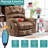 Anastasie Upholstered Heated Massage Chair-477425361