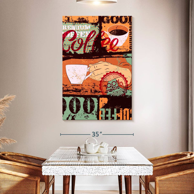Tergel Urban Style Coffee, 51" H x 34" W