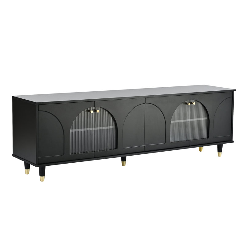 Console Egron 69,6, Noir