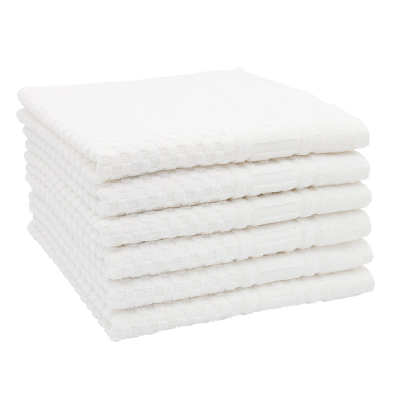 Midweight Hand Towel, White