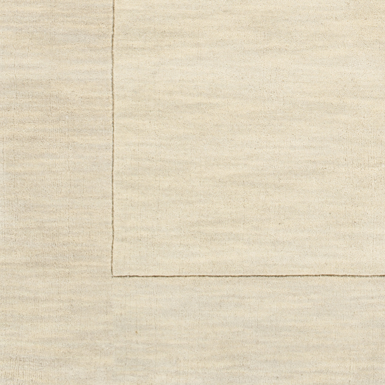 Dolma Cream Khaki Hand-Loomed Rug, Square 6'