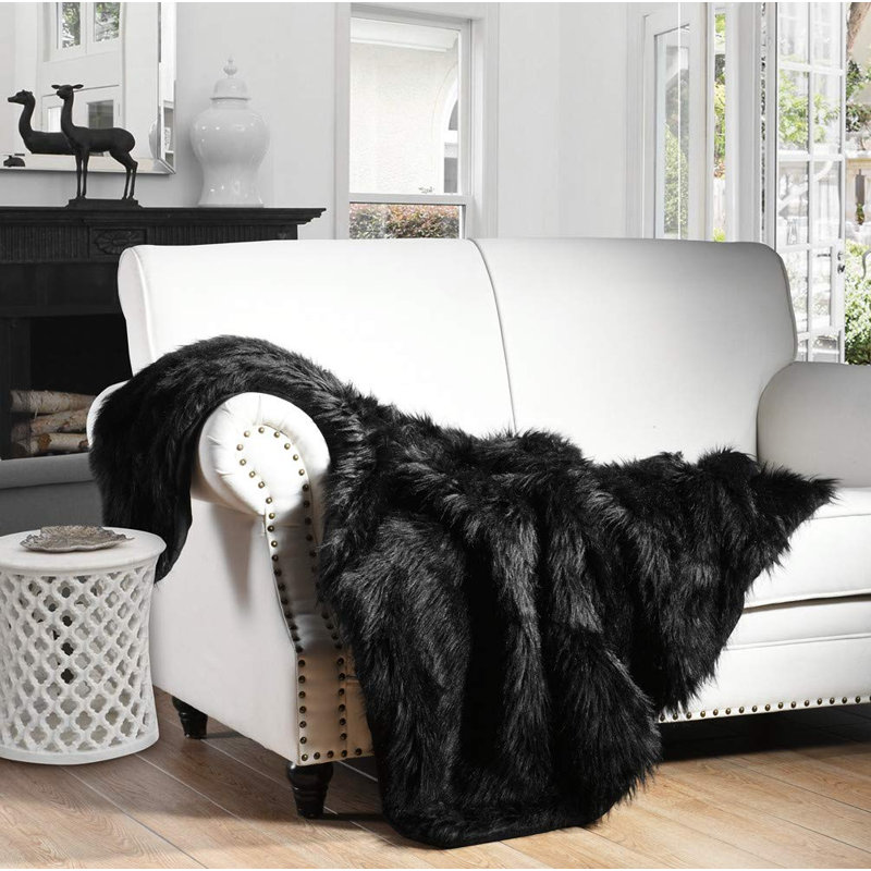 Stembridge Throw Blanket, Black