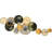 Hand-Painted Decorative Metal Wall Accessory, 35.4 x 3.1 x 16.5 inches | 100% Metal Construction (Thickness: 0.03 inches) | Unique Color Variations, Perfect for Home Decor, Stylish and Durable Design