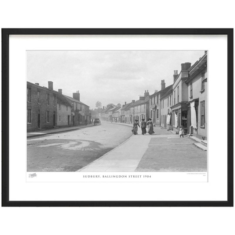 Sudbury, Ballingdon Street 1904 by Francis Frith - Single Picture Frame Print, 45cm H x 60cm W x 2.3cm D