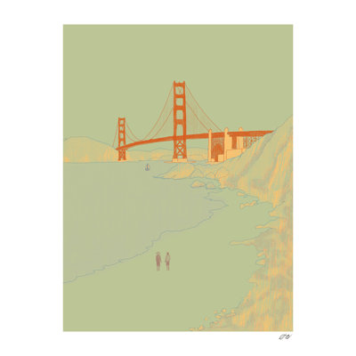 Imprimé Golden Gate