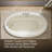 Sunward 60" x 42" Undermount Whirlpool Bathtub-13240019-89288019