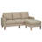 Leonidas 79" Upholstered Sectional