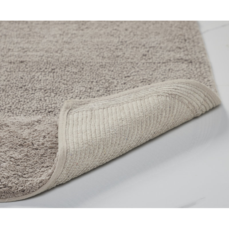 Granada 100% Cotton Tufted Contour Bath Rug – Soft, Absorbent, Non-Slip, Machine Washable Luxurious Solid U-shaped Toilet Rug