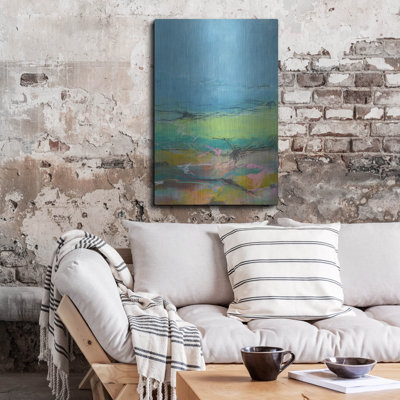 Luxe Metal Art 'Off The Trail 2' by Jan Weiss Metal Wall Art, 24" x 36"