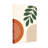 Abstract Leaf Pattern With Circles And Lines-1857076207