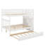 Lit double superposé au dessus d'un lit double avec lit gigogne-1091092077-1091092074