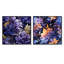 Jules - Ensemble de 2 collages carrés botaniques abstraits-101843734-101843735