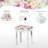 Solid + Manufactured Wood Accent Stool-1973518281