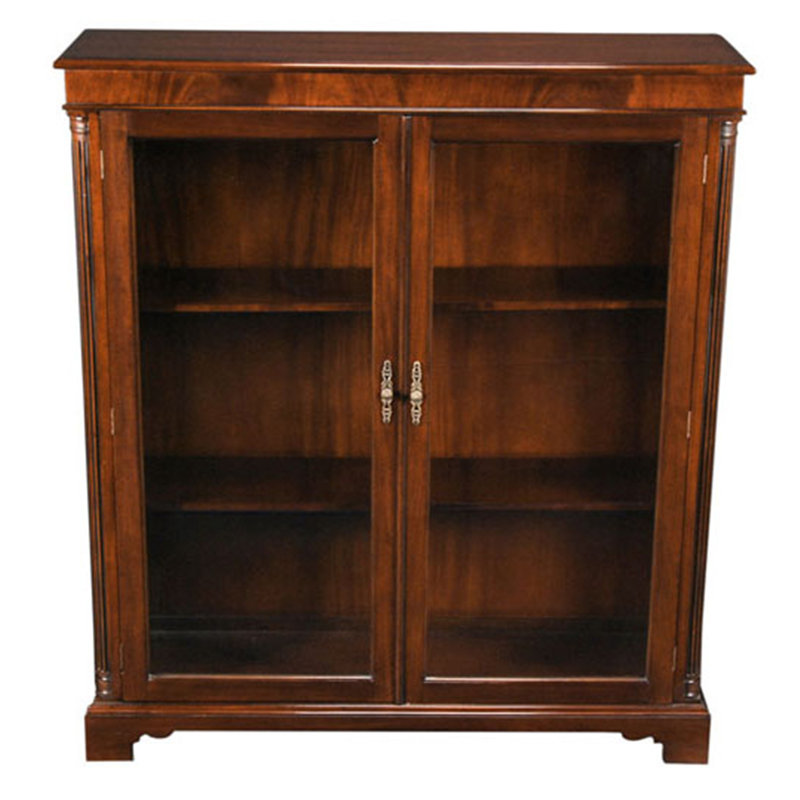 Bibliothèque à deux portes Mahogany