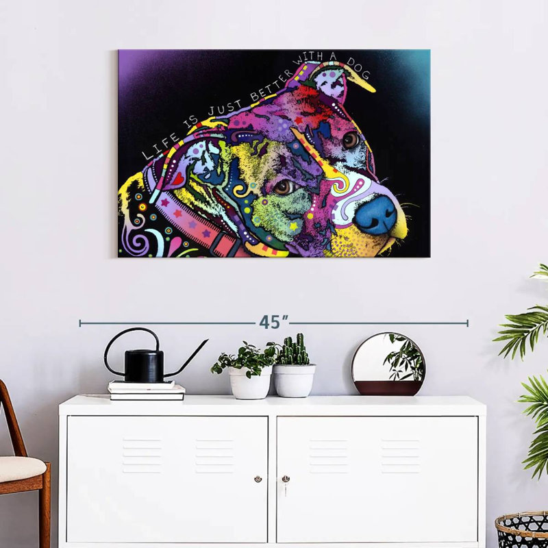 Brampt Life Is Just Better, 24" H x 36" W