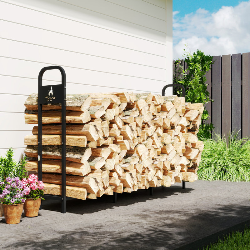 199cm W Steel Log Rack