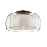 1 - Light Simple Drum Flush Mount