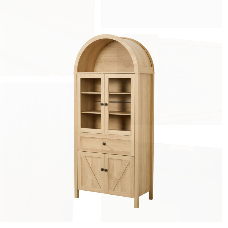 Style dôme avec savoir-faire antique, grand espace de rangement et design polyvalent pour de multiples cas de figure, Chêne