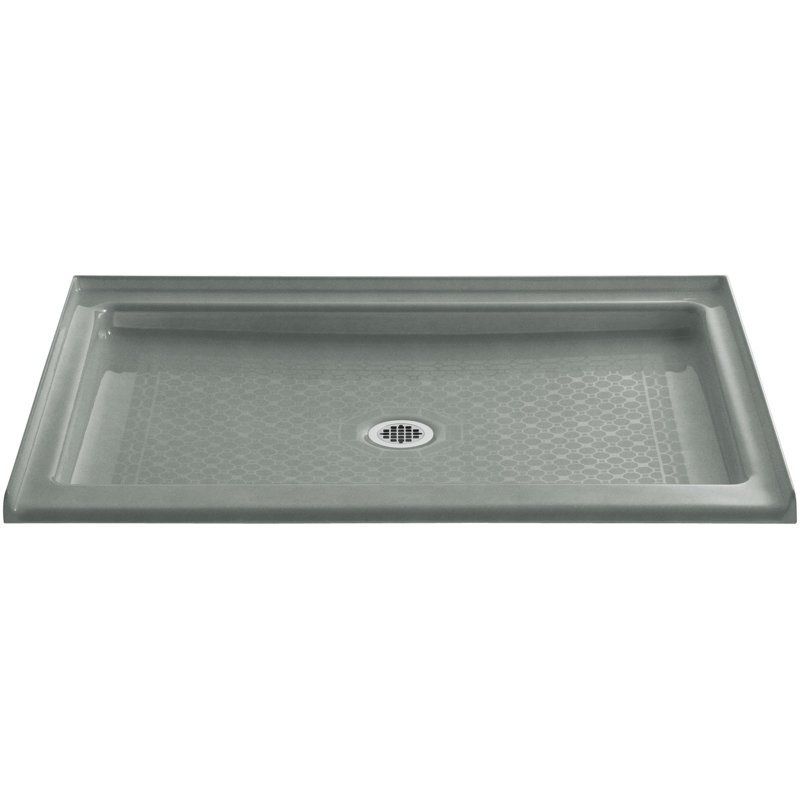 Base de douche à drain simple 48 po x 36 po Kathryn®, Basalte